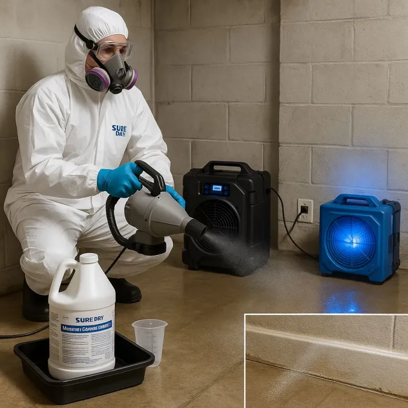 Sanitization and Odor Removal process in Spring City, PA